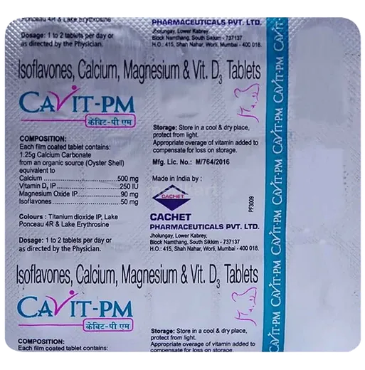 cavit pm tablet 15's